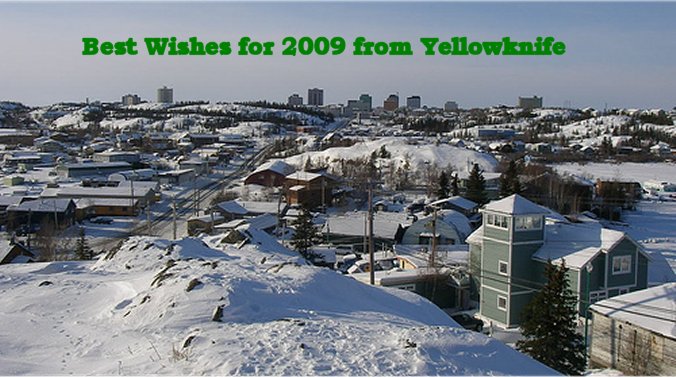 Yellowknife from Pilot Hill