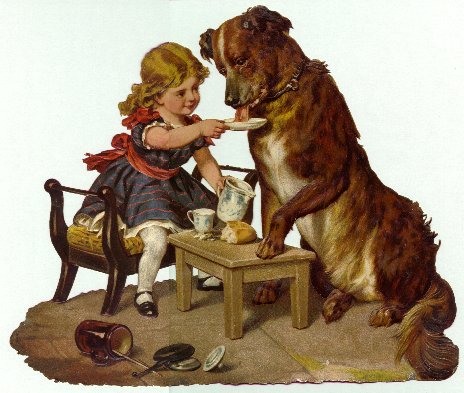 Girl with Dog